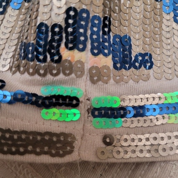 Express Skirt Womens XS Cream Pink Mini Tribal Aztec Boho Festival Party Club - Picture 5 of 5